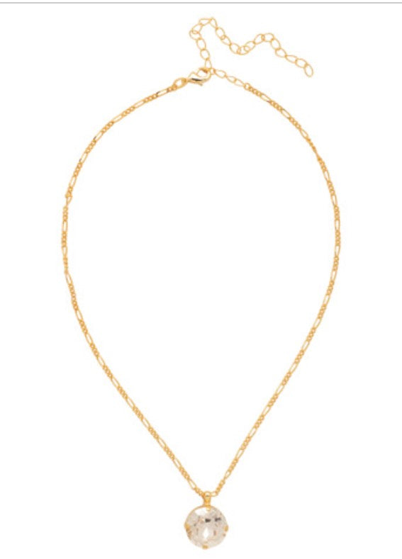 Kelly Pendant Necklace-Crystal