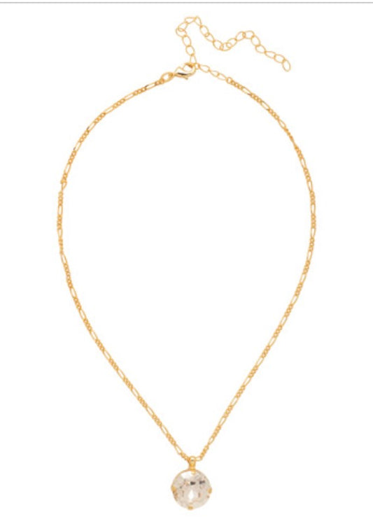 Kelly Pendant Necklace-Crystal