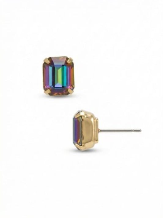 Octavia Stud Earrings-Volcano