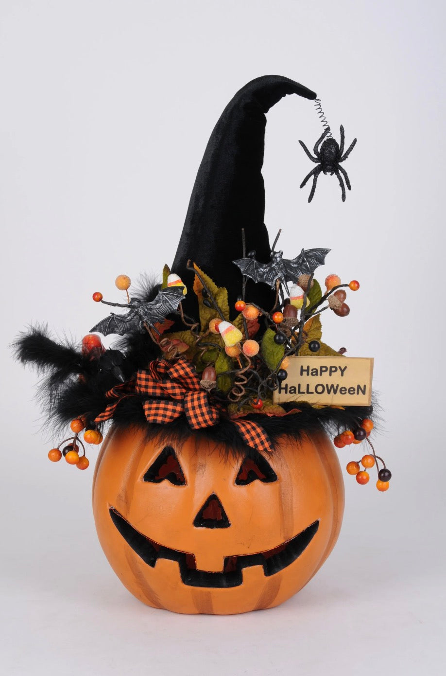 Lighted Fiber Optic Pumpkin