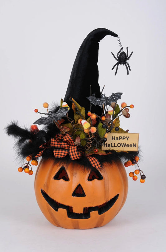 Lighted Fiber Optic Pumpkin