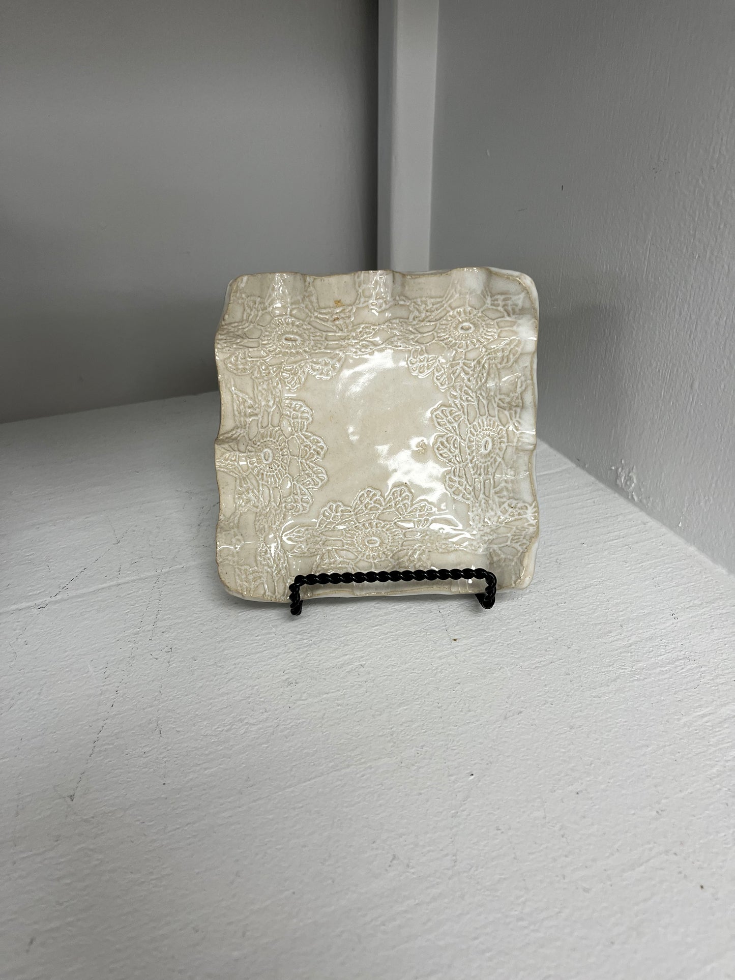 FP Square Candle Holder in High Cotton