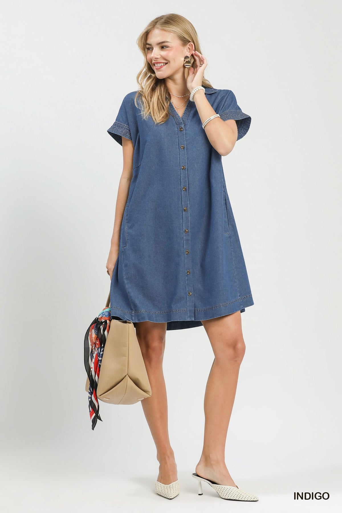 Coastal Chambray Dress