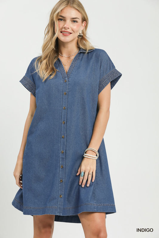 Coastal Chambray Dress
