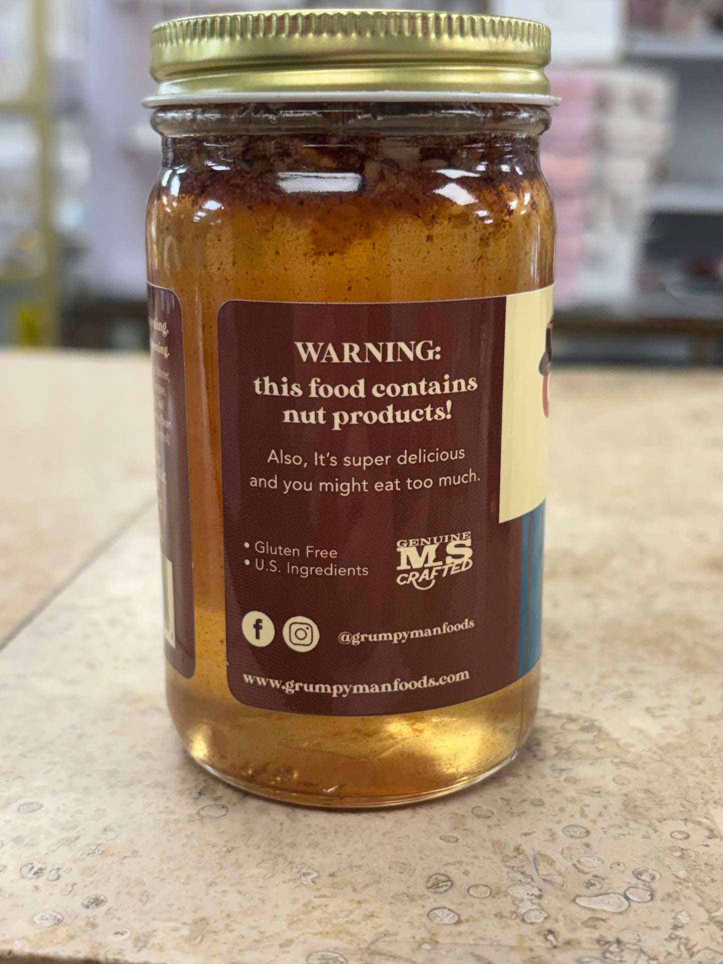 Grumpy Man Pecan Pepper Jelly