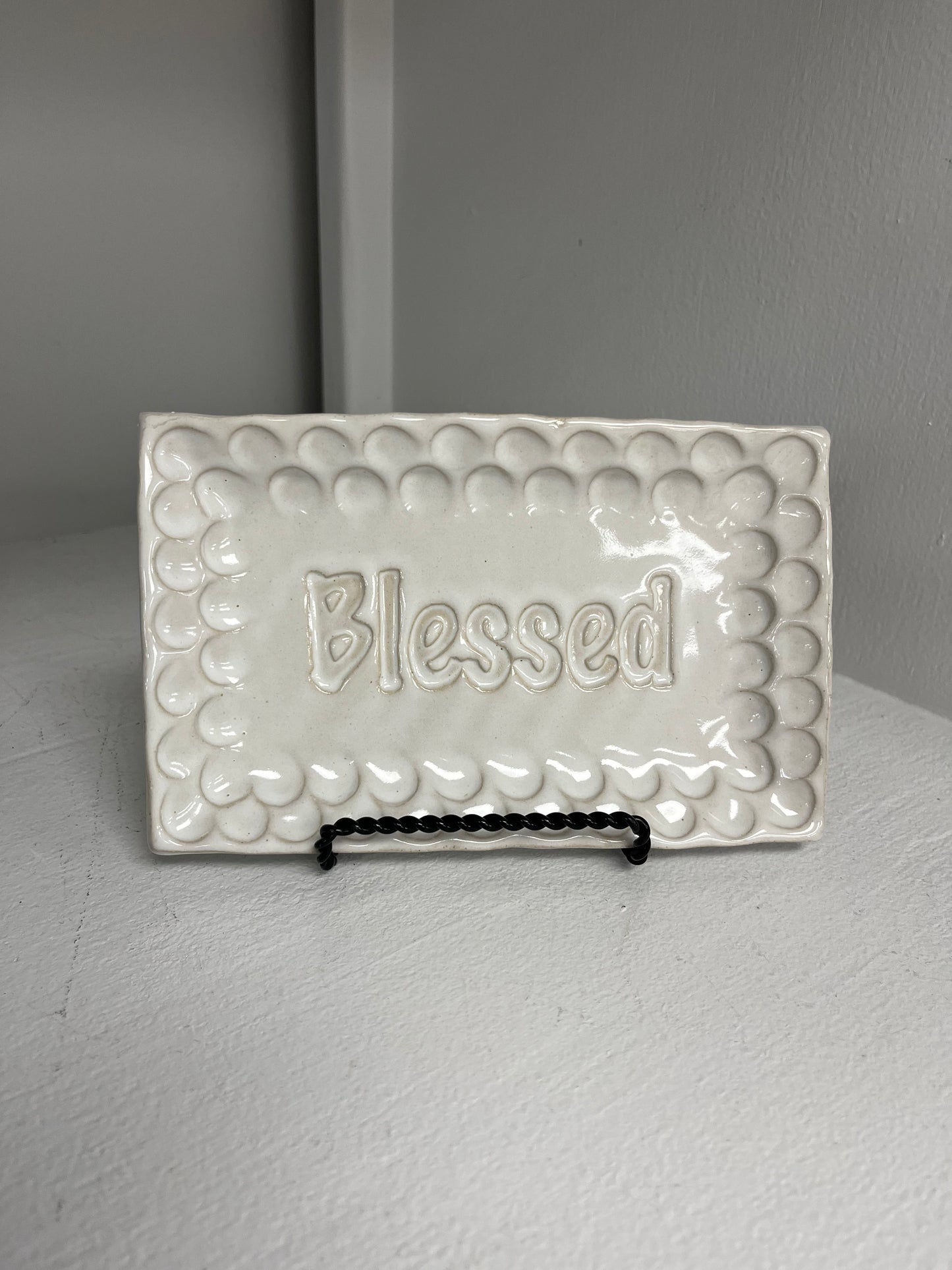 FP Rectangular "Blessed" Dish in High Cotton