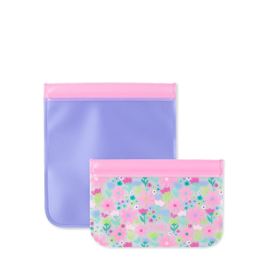 Flower Power Reusable Storage Baggies (Set of 4)