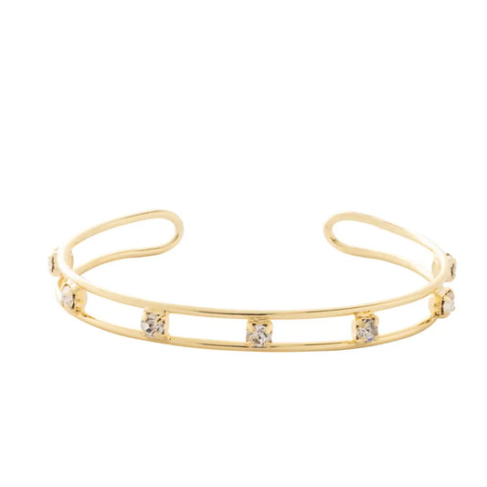 Aerie Cuff Bracelet - Crystal