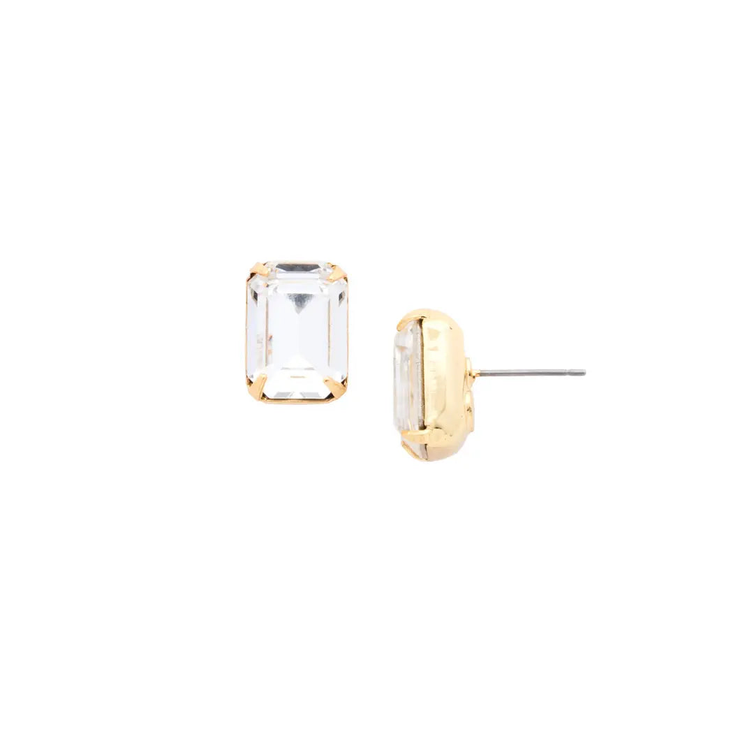 Everyday Stud Earrings - Crystal