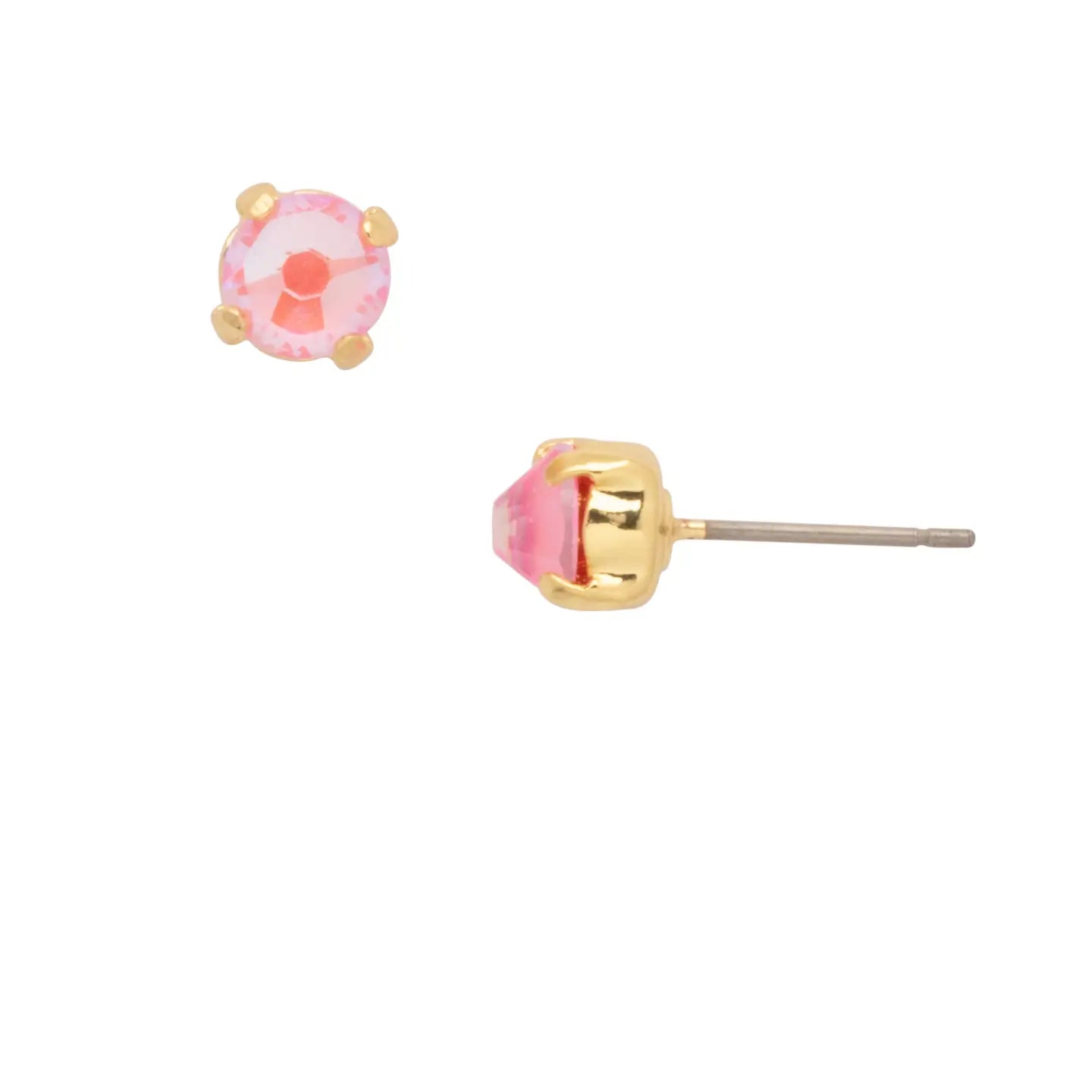 Jayda Stud Earrings - Light Rose Delight