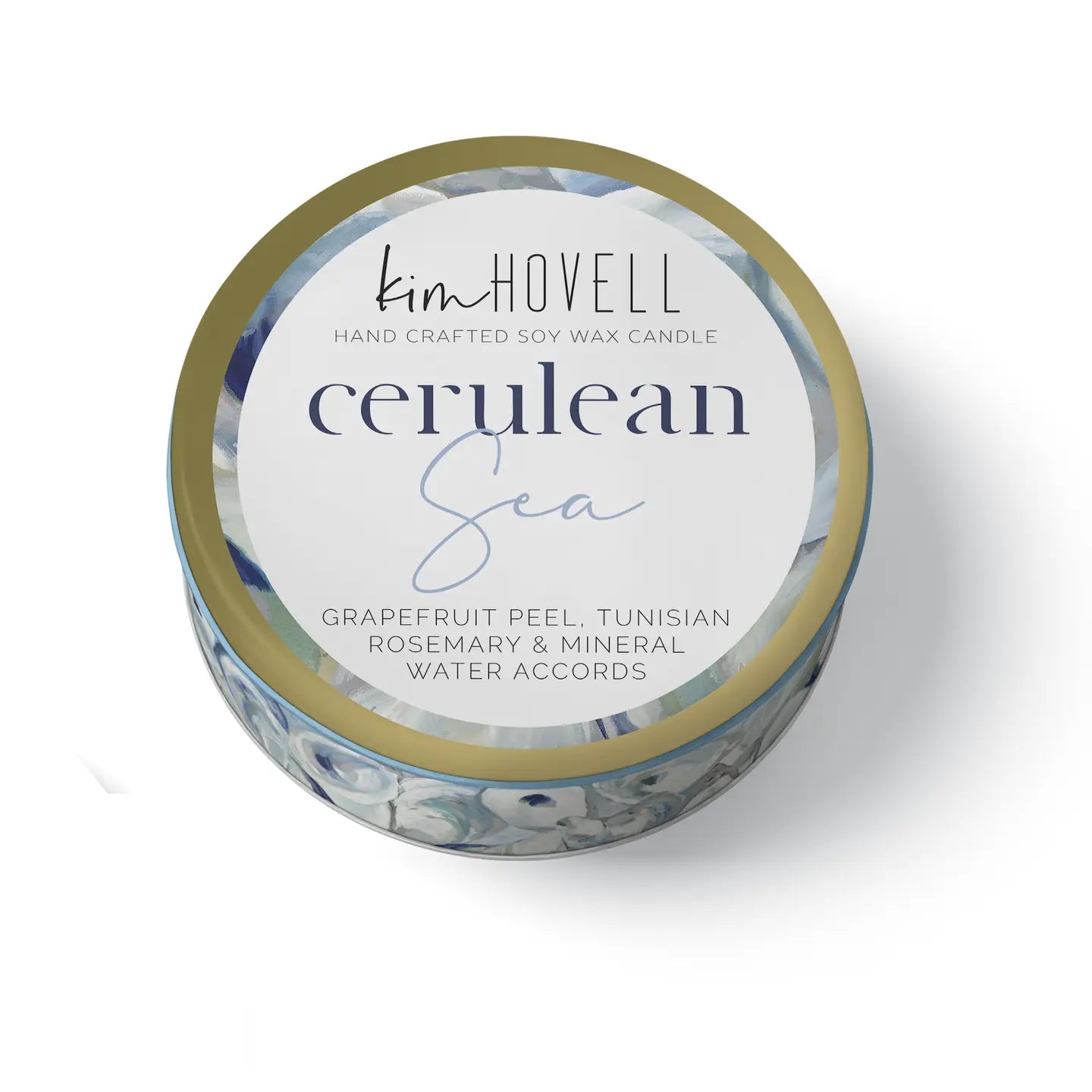 Kim Hovell: Cerulean Sea Candle