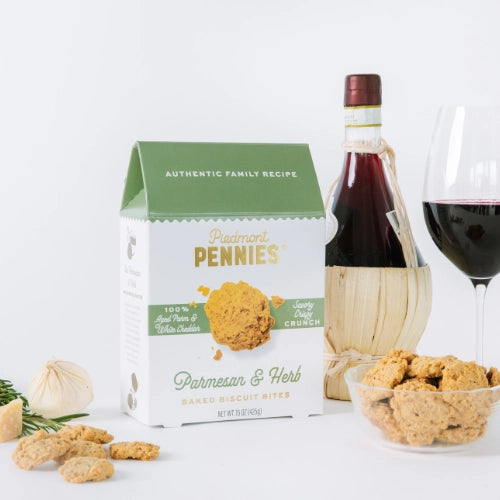 Parmesan & Herb Piedmont Pennies (Large Carton)