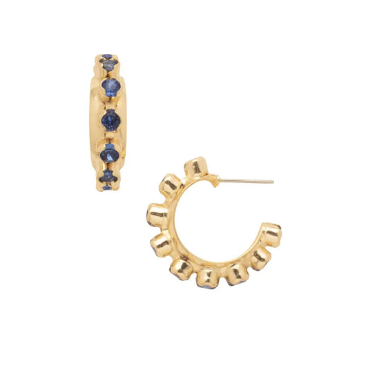 Marnie Huggie Hoop Earrings - Berry Crush