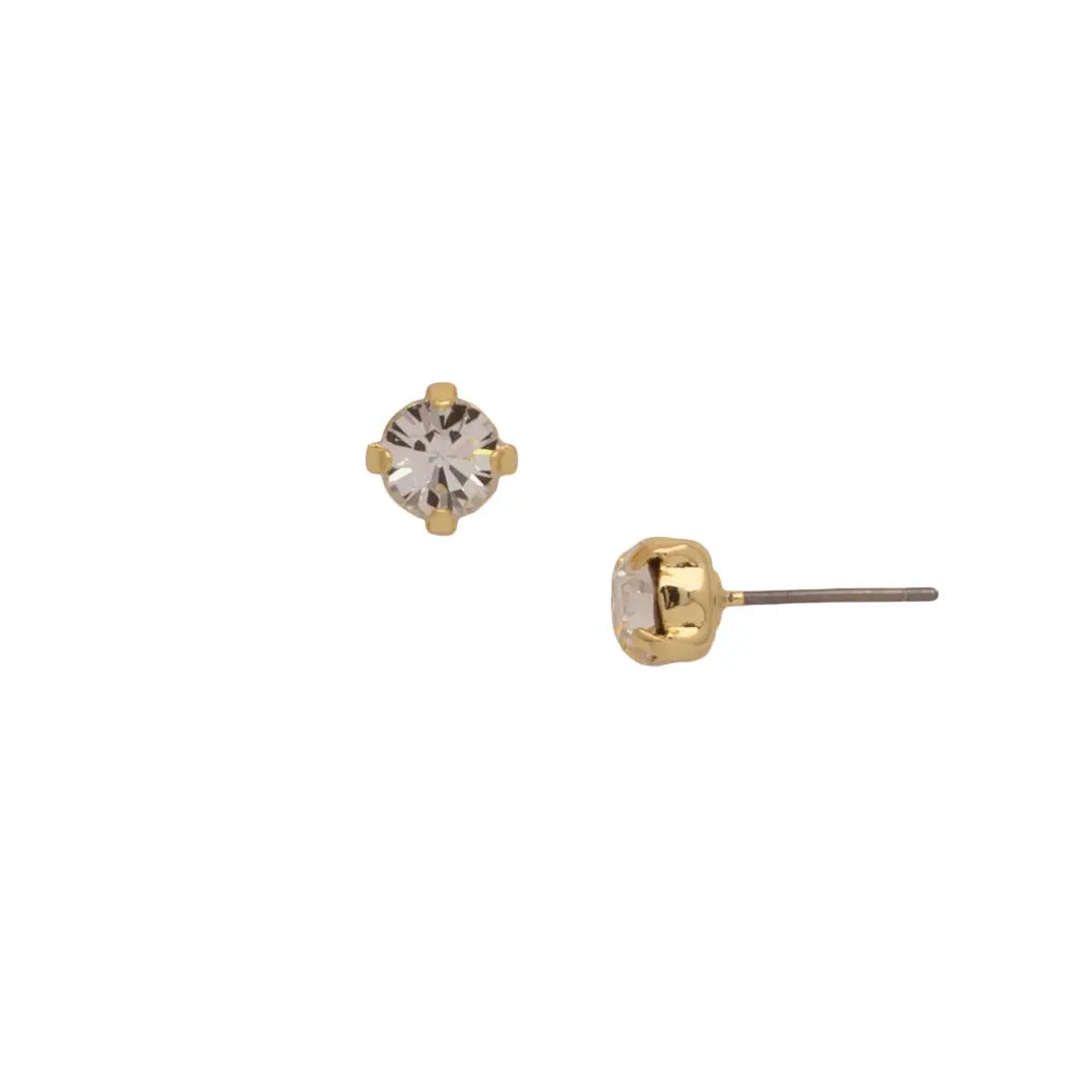 Jayda Stud Earrings - Crystal