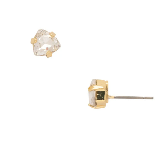 Sedge Stud Earrings - Crystal