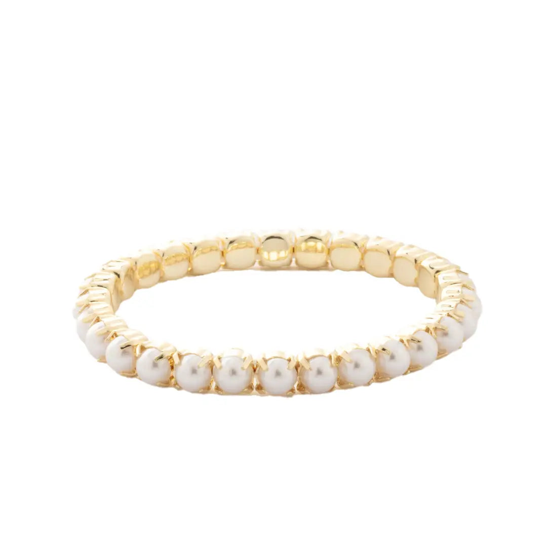 Mini Sienna Stretch Bracelet - Modern Pearl