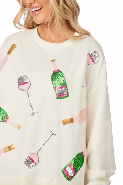 Champagne Sparkle Sweatshirt