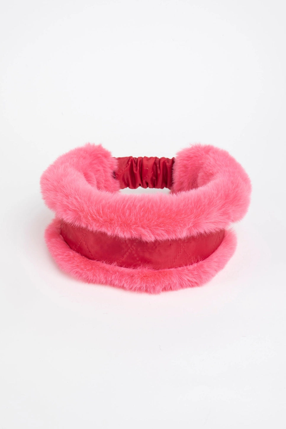 Haley Fur Ear Band - Fuchsia