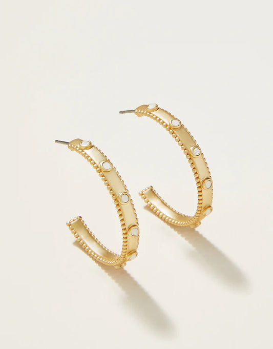 Cristal Hoop Earrings