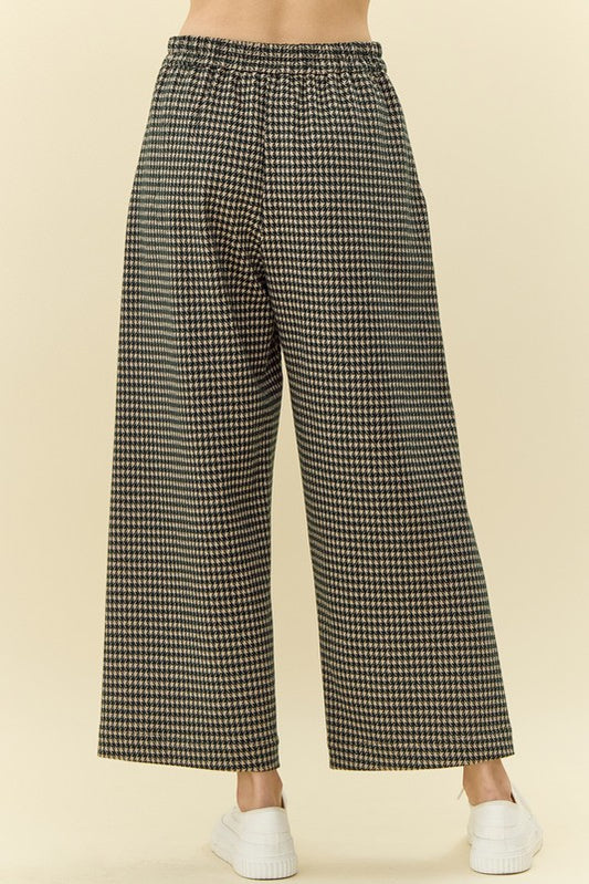 Hunter Green Flared Leg Pants