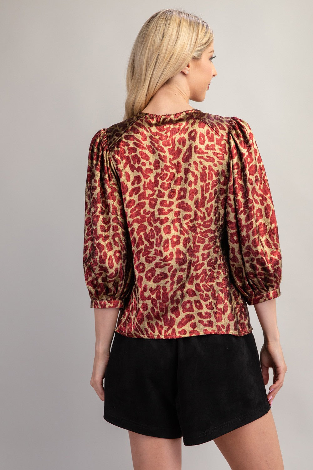 Animal Print Blouse