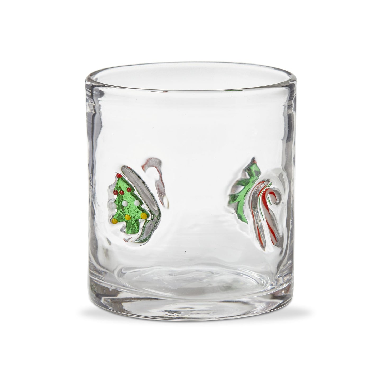 Christmas Double Old Fashioned Glass