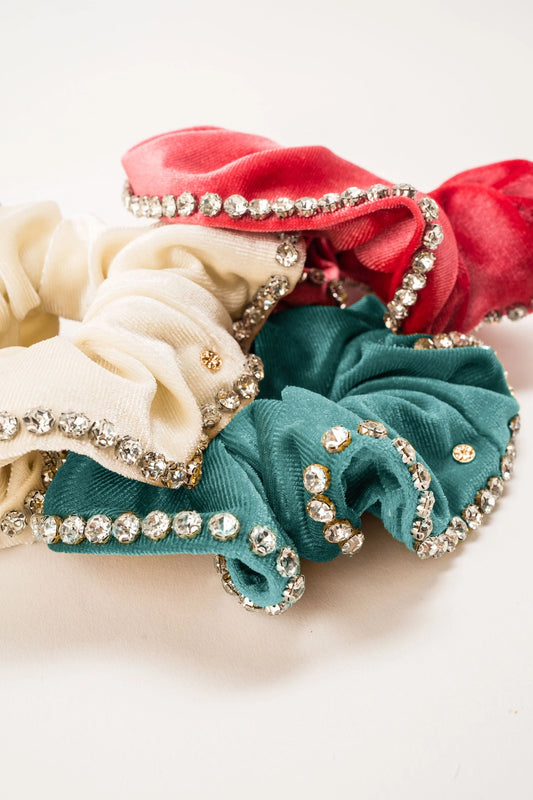 Chloe Embellished Scrunchie