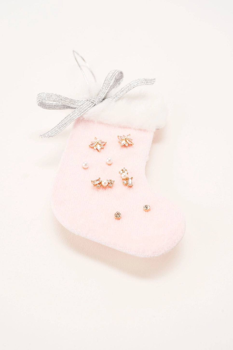 Petite Stocking Earring Set