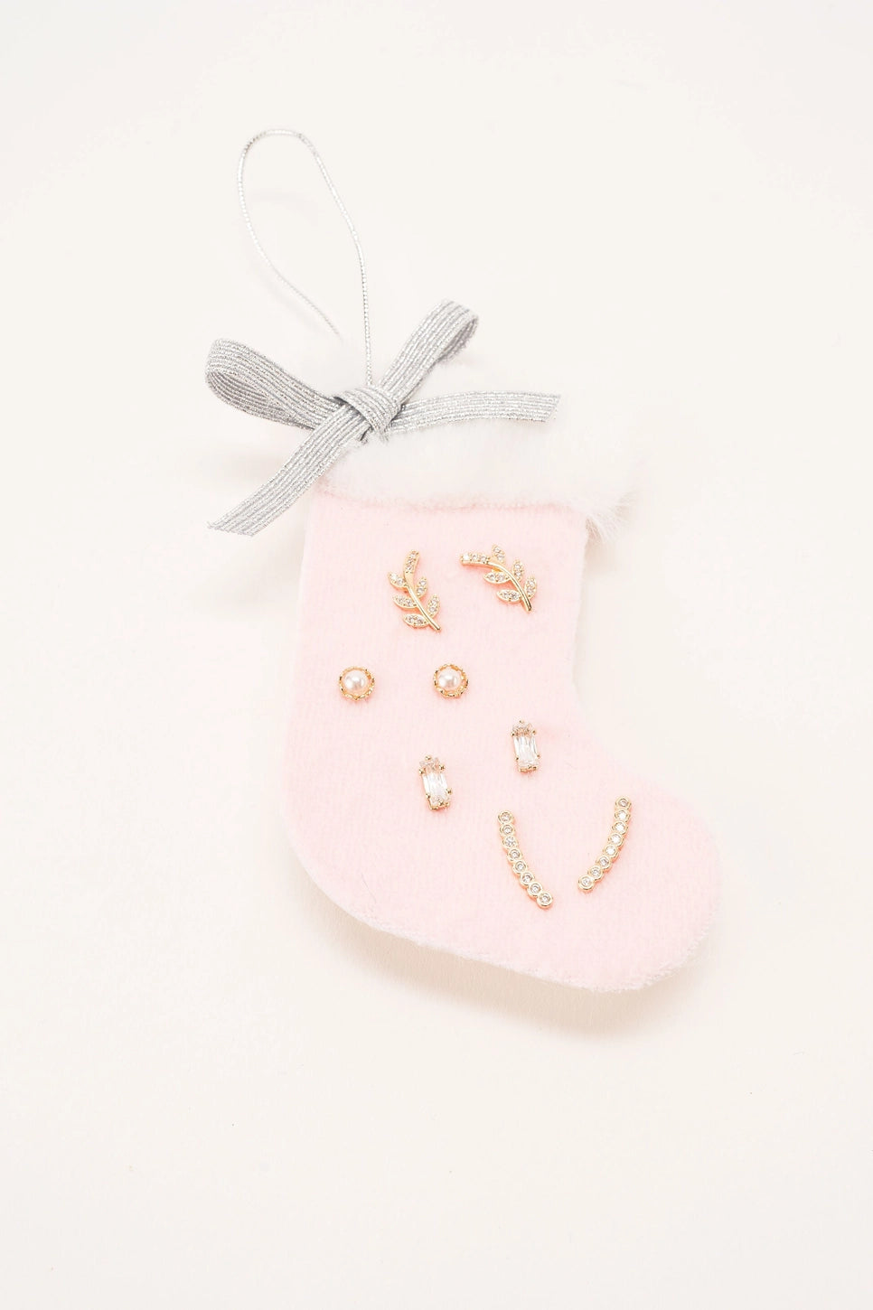 Petite Stocking Earring Set