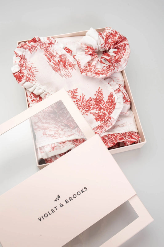 Colette Boxed Pajama Bundle - Red