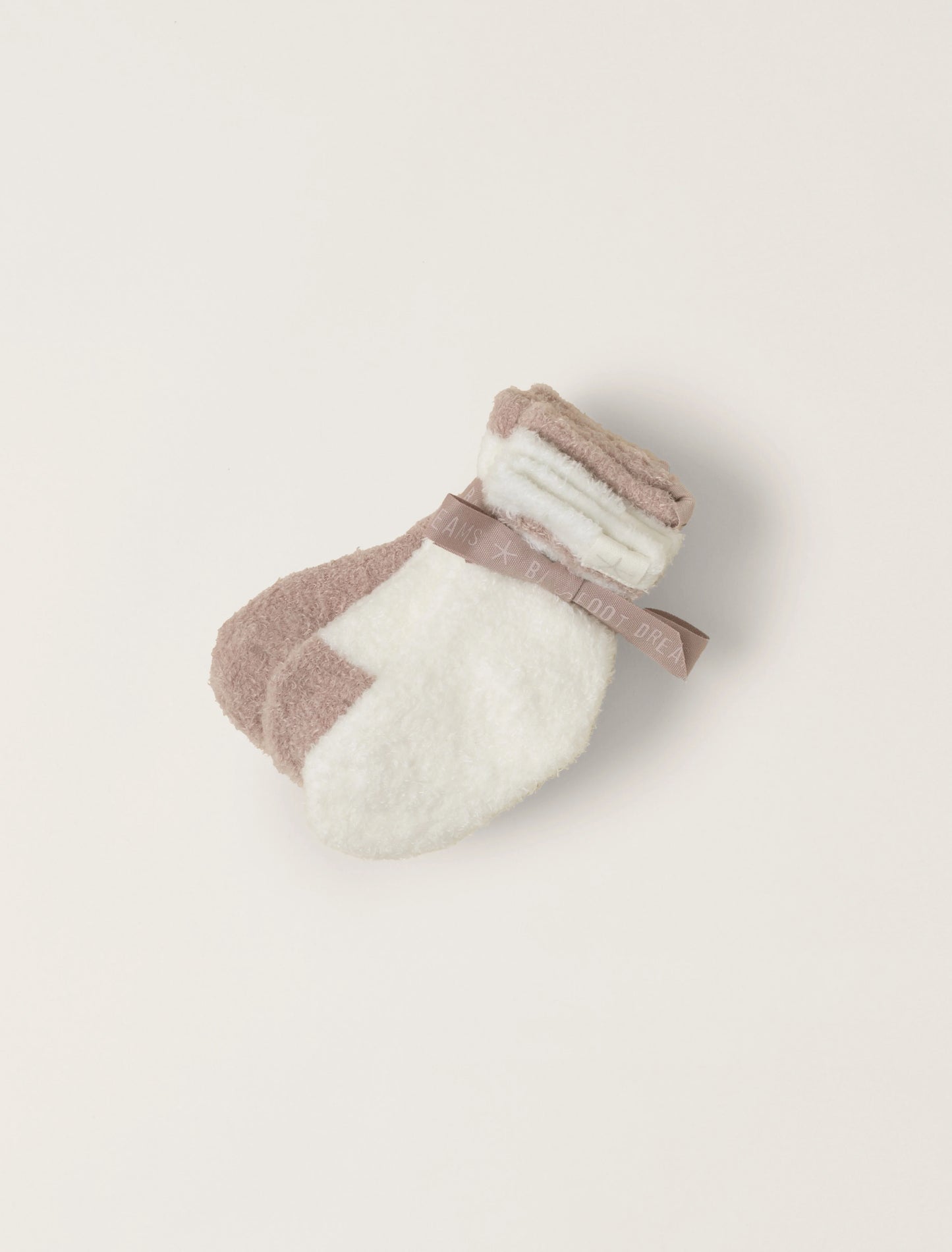 Barefoot Dreams Infant 3 Pack Sock Set - Faded Rose/Pearl