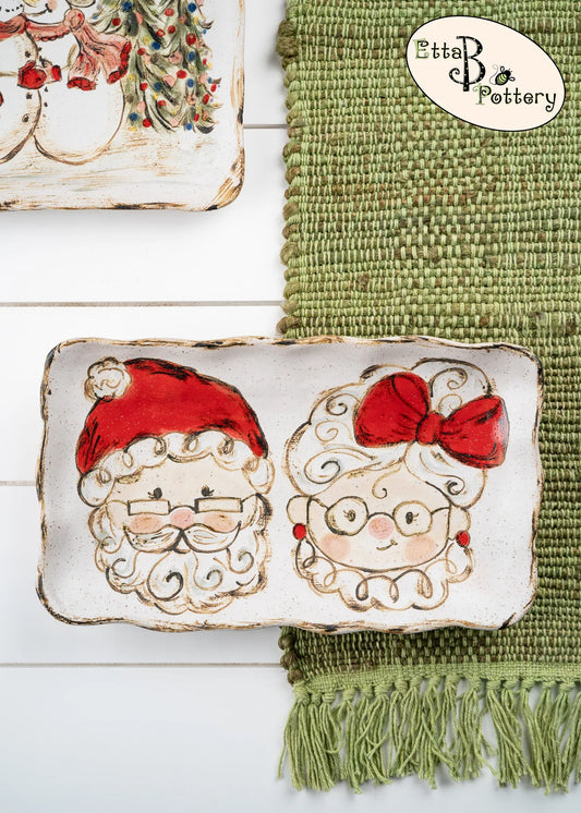 Mr. & Mrs. Claus Tray