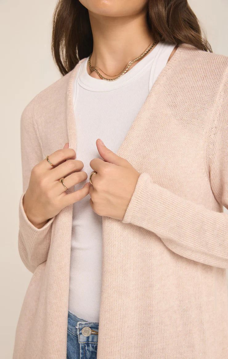 Cascade Cardigan - Light Oatmeal Heather