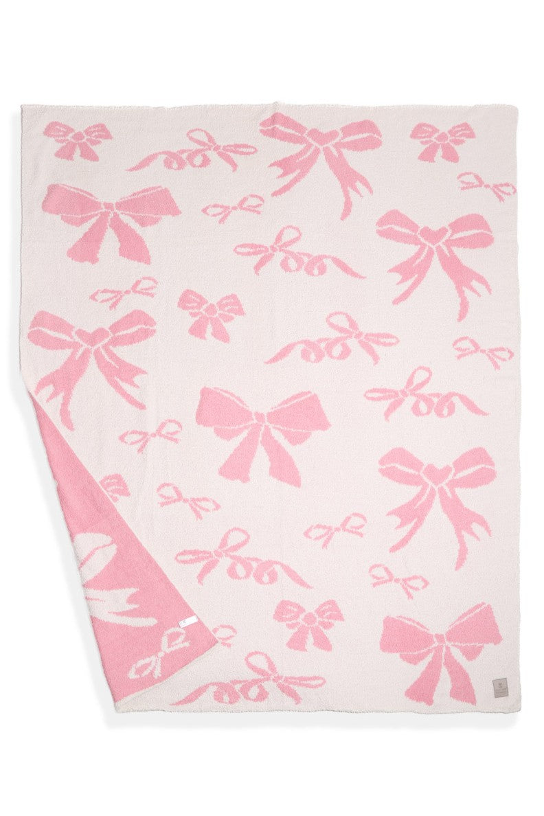 Pink Bow Blanket