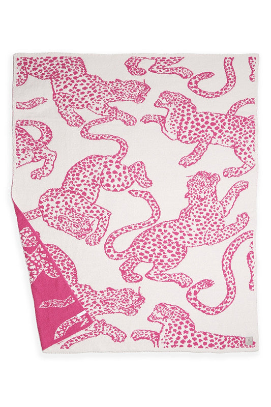 Hot Pink Cheetah Blanket