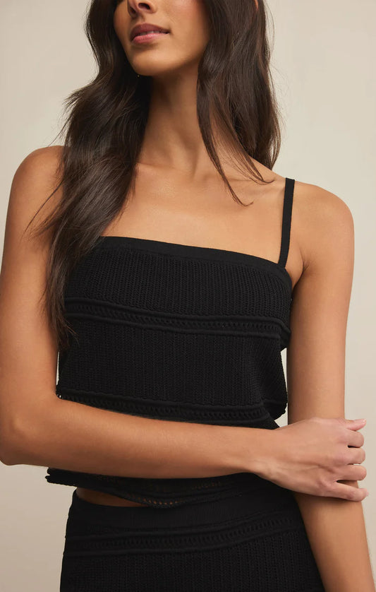 FINAL SALE Z Supply Fernanda Cropped Crochet Tank