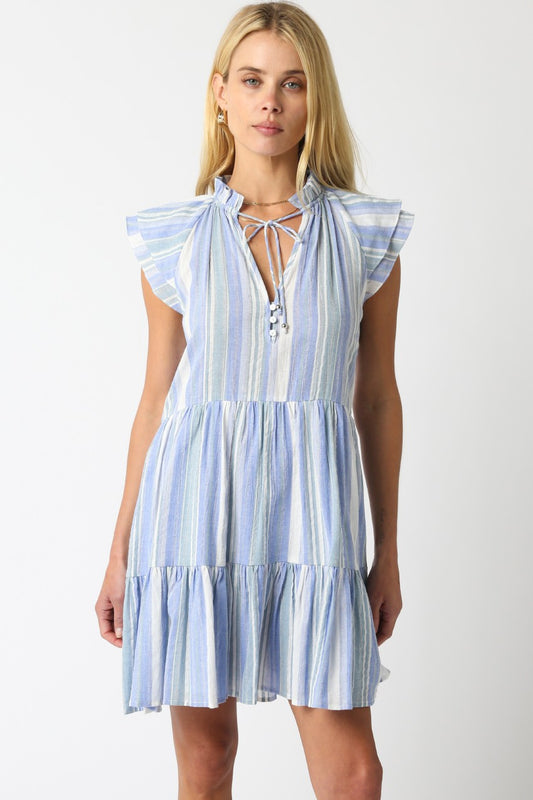FINAL SALE Kaia Stripe Dress