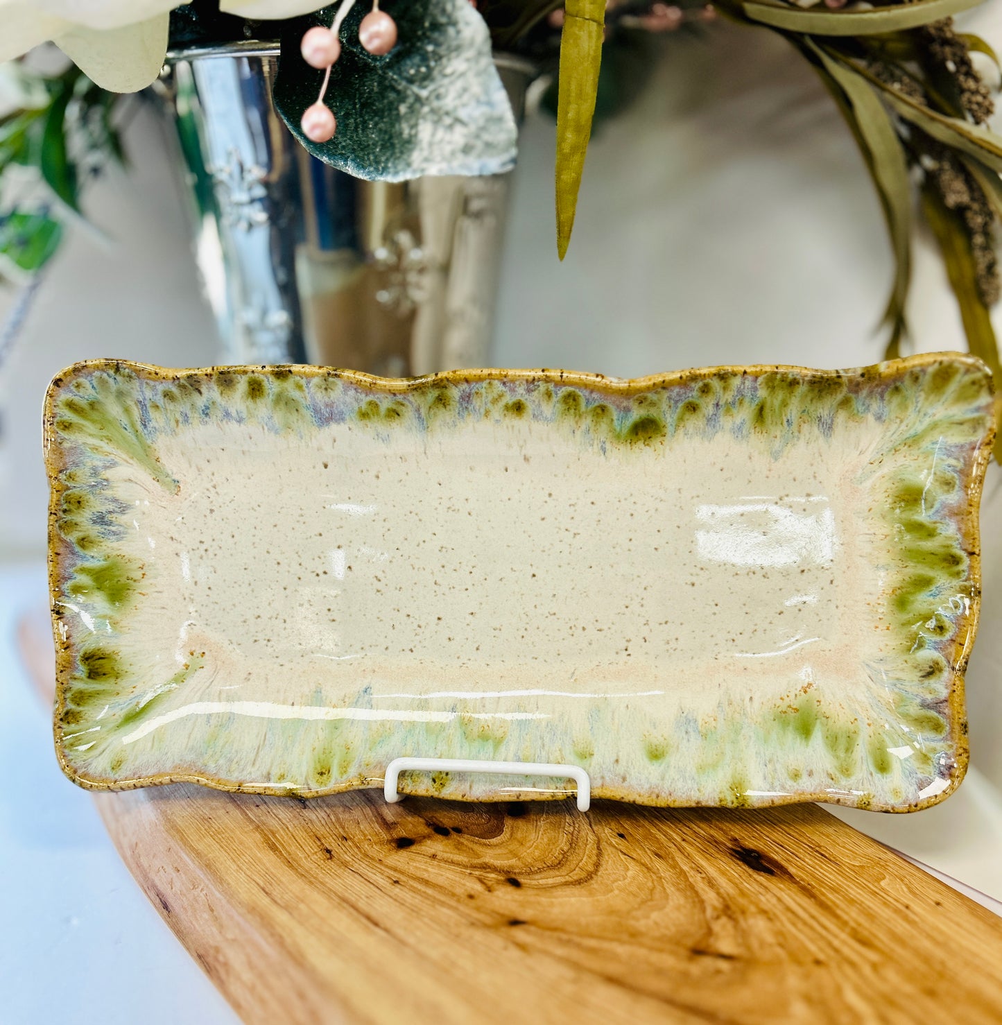 Etta B Appetizer Tray- Botanical