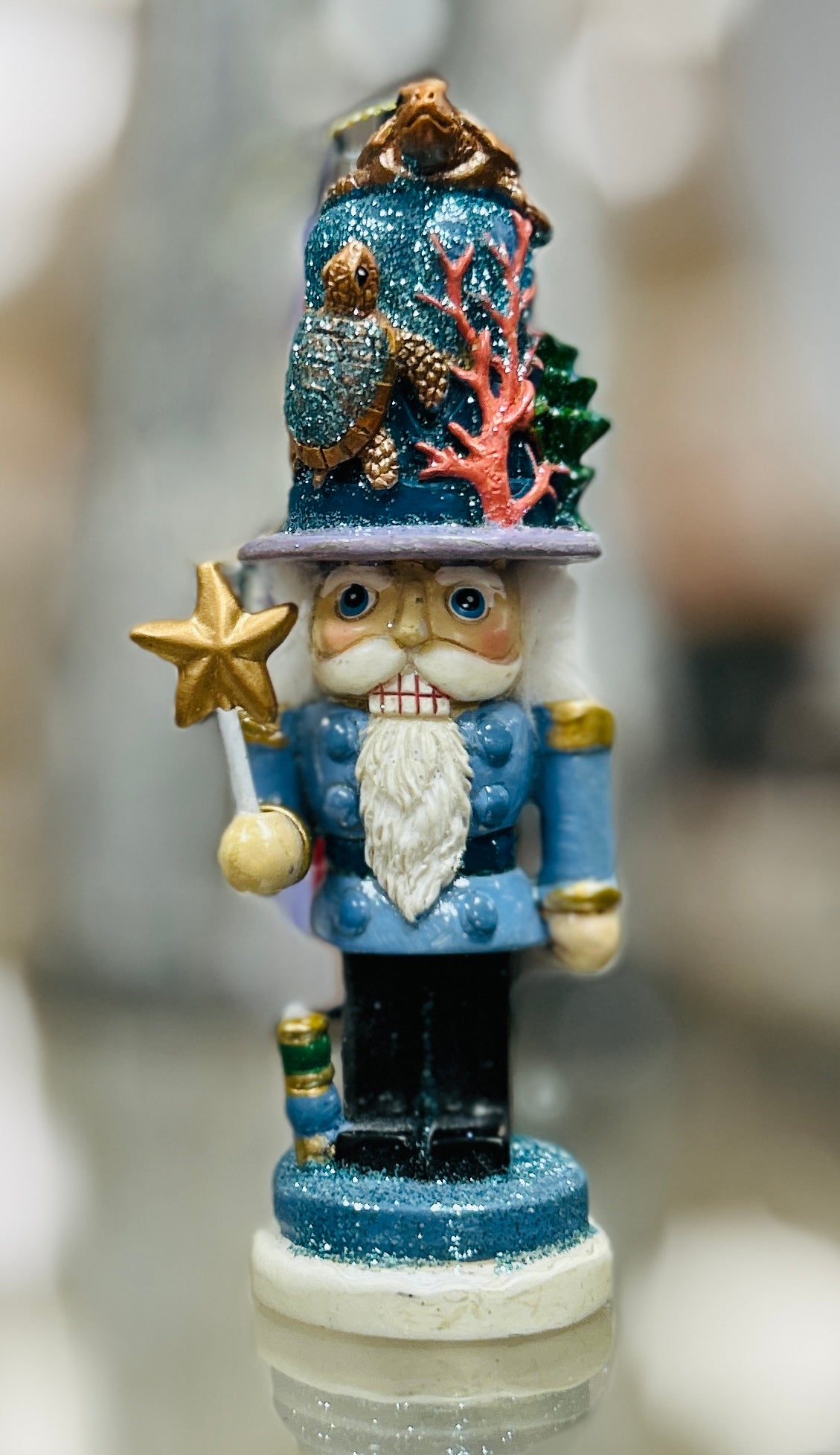 Hollywood Nautical Nutcracker Ornament-SEASCAPE