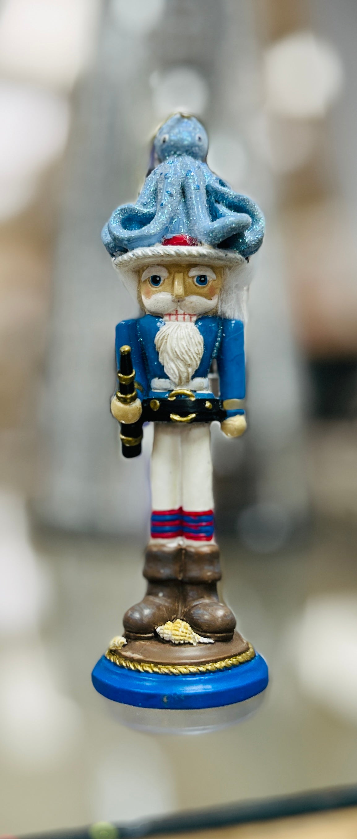 Hollywood Nautical Nutcracker Ornament- OCTOPUS