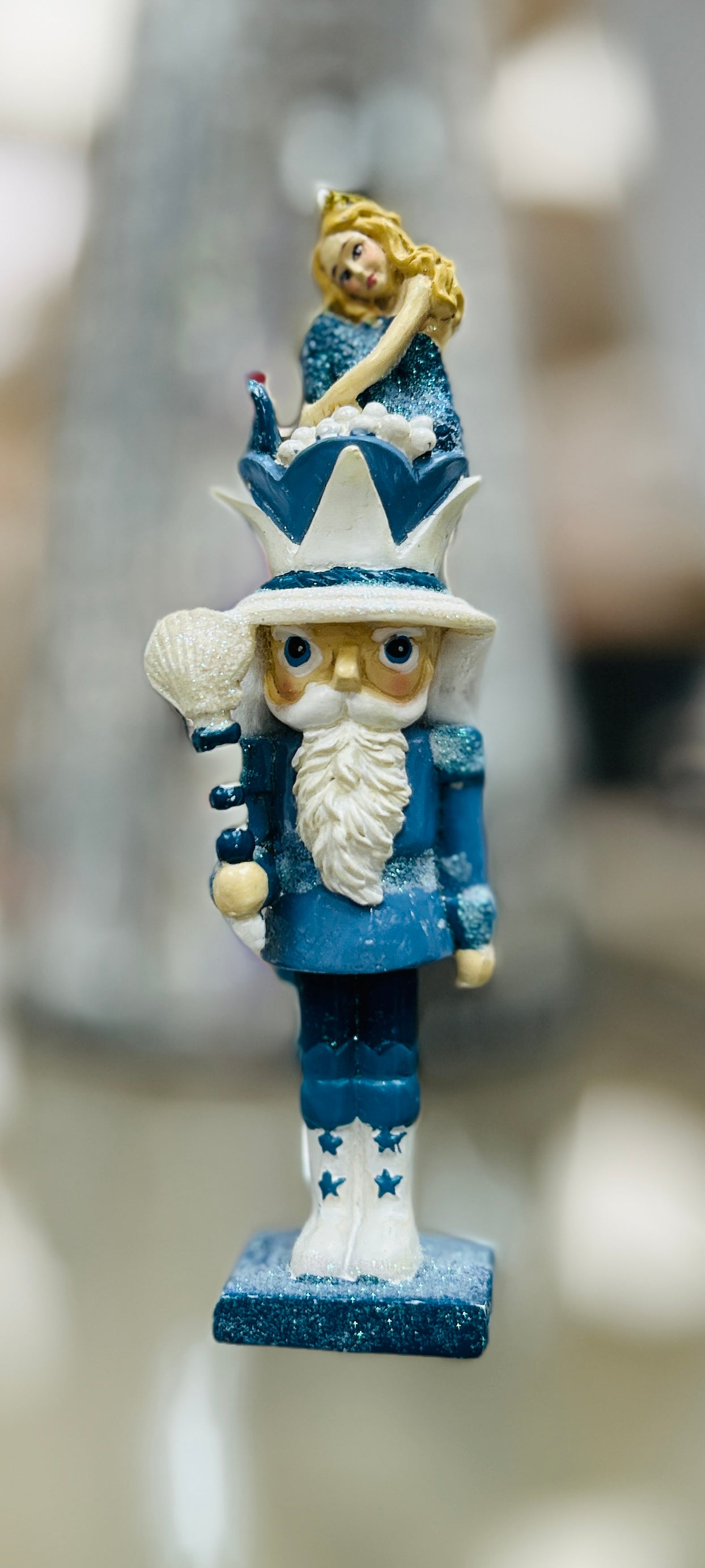 Hollywood Nautical Nutcracker Ornament- MERMAID