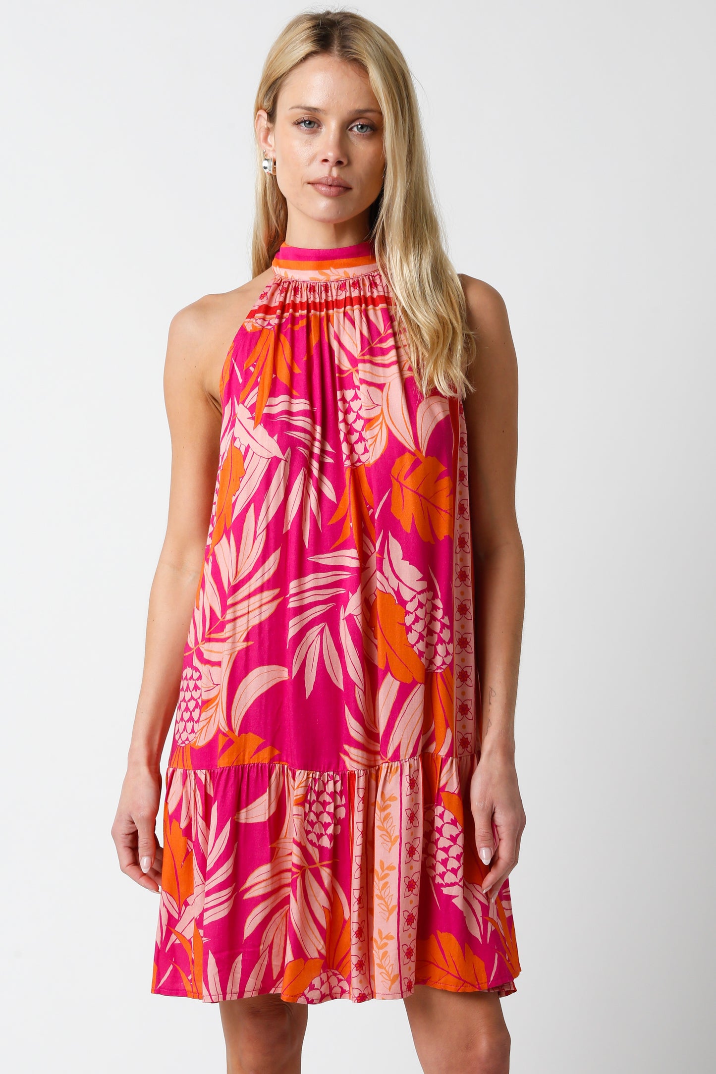 FINAL SALE Brittany Halter Dress-Med