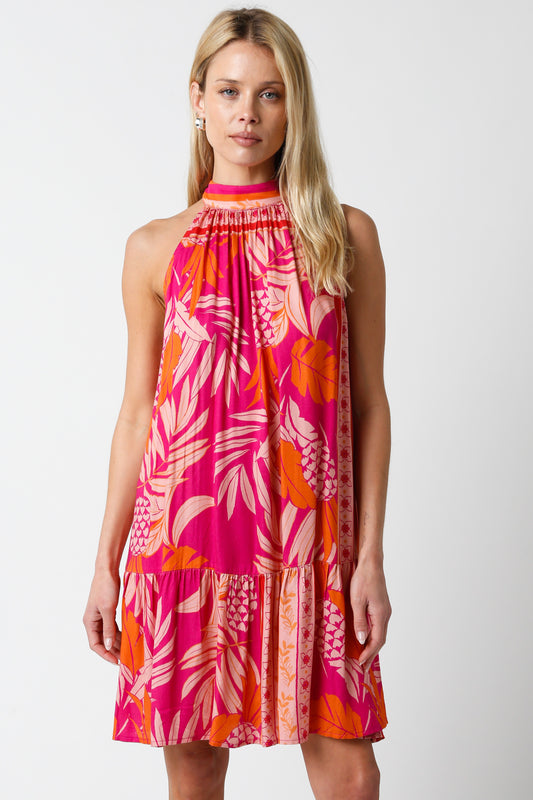 FINAL SALE Brittany Halter Dress-Med