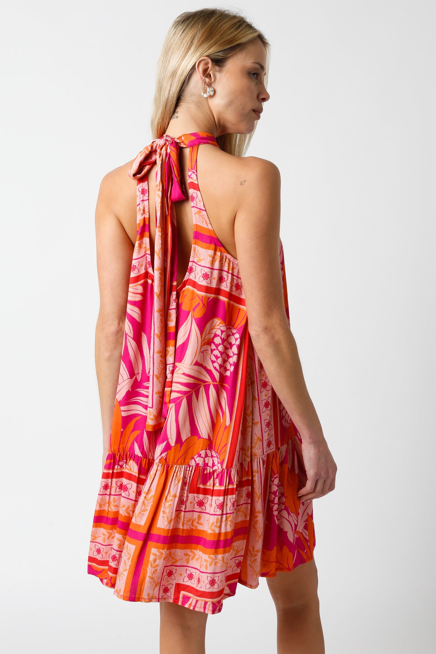 FINAL SALE Brittany Halter Dress-Med