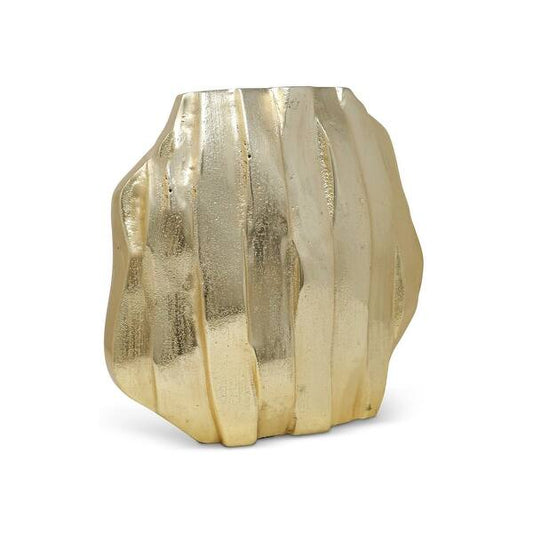 Gold Dimensional Vase