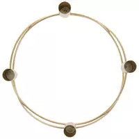 Gold Ring Candle Holder