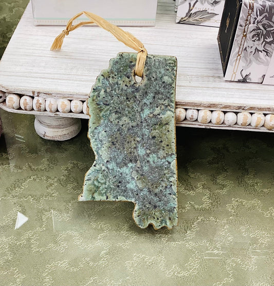 Mississippi Clay Pottery Ornament