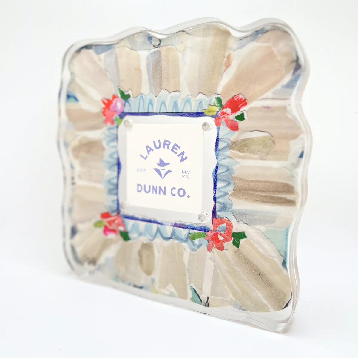 Lauren Dunn Linen Acrylic Frame