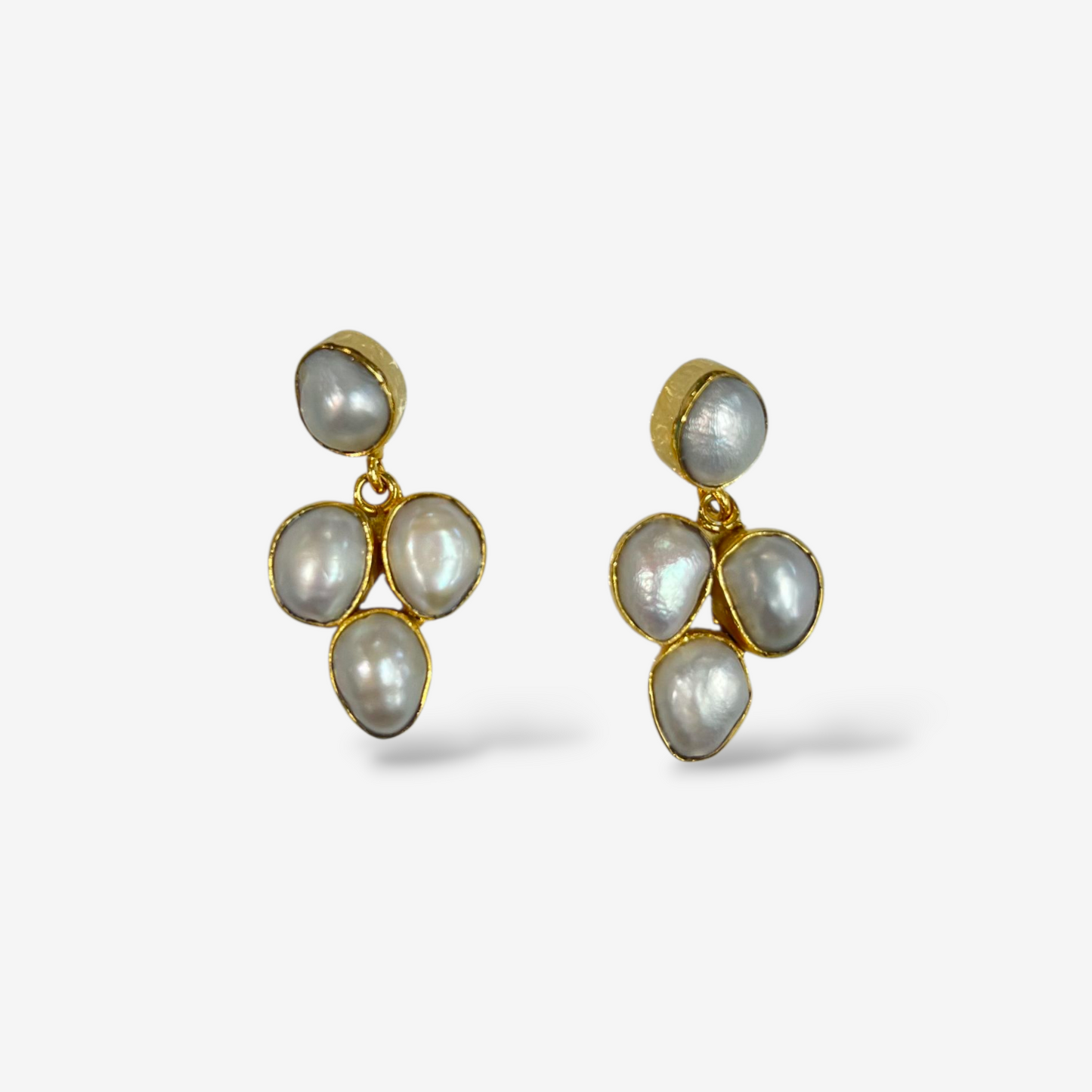 Pearl Blossom Dangles
