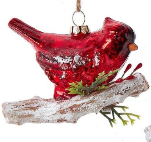 CARDINAL ORNAMENT-NESTLED